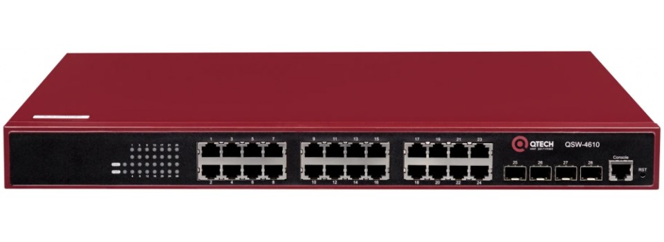 QTECH 4610: Коммутатор, создающий и управляющий локальной сетью